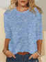 Loose Casual Crew Neck 3D Printing T-Shirt