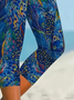 Women's Floral Spring Print Casual Leggings