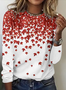 Casual Floral Cotton Regular Fit T-Shirt