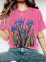 Flowers Wash Print T-Shirt