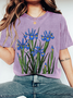 Flowers Wash Print T-Shirt