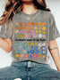 Bella Canvas Celebrate Minds of All Kinds Autism Awareness Wash T-Shirt