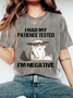 I HAD MY PATIENCE TESTED Wash Print T-Shirt