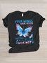 Casual Animal Crew Neck Cotton T-Shirt