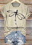 Regular Fit Cotton Casual Crew Neck T-Shirt