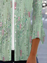 Women's Floral Spring Print Fashion Cardigan