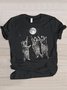 Crew Neck Casual T-Shirt