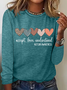 Accept Love Understand Autism Acceptance Shirt Autism Awareness Mom Shirt Casual Long Sleeve Shirt