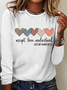 Accept Love Understand Autism Acceptance Shirt Autism Awareness Mom Shirt Casual Long Sleeve Shirt