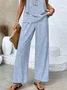 Casual Regular Fit Two-Piece Set With No