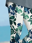 Women's Floral Spring Print Casual Leggings