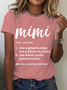Mimi Definition Grandma Definition Cotton T-Shirt