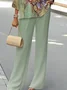Women's Floral Spring Print Casual Fashion Two Piece Suit