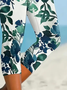 Women's Floral Spring Print Casual Leggings