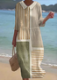 Regular Fit Casual Dress With No Belt