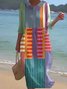 Casual Cotton Dress With No Belt