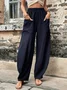 Plain Simple Loose Pants