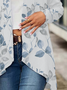 Women's Floral Spring Print Casual Fashion Cardigan