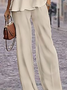Women's Floral Spring Casual Two-Piece Suit