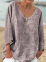 Regular Fit Casual Floral T-Shirt