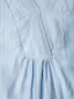 Vintage Plain Loose Dress With No