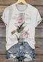 Casual Floral T-Shirt