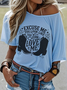 Western Style Round Neck Colored Cotton Short Sleeve T-Shirt