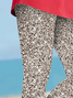 Women's Abstract Spring Print Casual Leggings