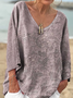 Regular Fit Casual Floral T-Shirt