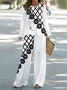 Women's Floral Spring Print Two Piece Suit