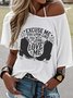 Western Style Round Neck Colored Cotton Short Sleeve T-Shirt