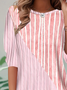 Casual Geometric Regular Fit T-Shirt