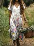 Casual Cotton Dress With No Belt