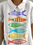 Elegant Marine Life Loose Blouse