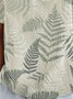 Elegant Shawl Collar Cotton Leaf Blouse