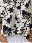 Casual Jersey Loose V Neck T-Shirt