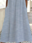 Women's Short Sleeve Summer Blue Striped Printing Crew Neck Daily Going Out Casual Maxi H-Line Shift Dress Dress
