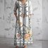 Ethnic Regular Fit Jersey Casual Dress With No