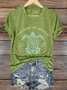 Women's Gulf Of Mexico Printed V Neck T-Shirt