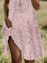 Women's Polka Dot Spring Print Round Neck Short Sleeve Dress