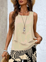 Women's Abstract Print Fashion Vest And Trousers Two-Piece Set