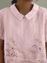 Plain Loose Simple Blouse