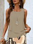 Women's Abstract Print Fashion Vest And Trousers Two-Piece Set