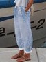 Boho Regular Fit Floral Cotton Pants