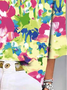 Shawl Collar Casual Blouse