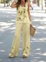 Dragonfly Art Elegant Leisure Two Piece Set