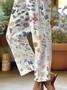 Women's Floral Print Spring Casual Pants