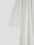 Casual Round Neck Dress With Coat Two-Piece Set
