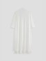 Casual Round Neck Dress With Coat Two-Piece Set