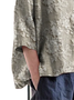 Cotton Crew Neck Casual Floral T-Shirt